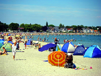 Travemnde Strand an der Ostsee